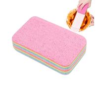 Esponja reutilizable en capas - Estropajo de fibra absorbente, 12 capas pelables, limpiador de lavado multiusos, trapo duradero para platos, limpiador ecológico para cocina, baño y limpieza del hogar