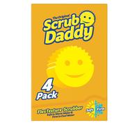 Esponja Scrub Daddy Original Smiley, antiara azos, lavable, reutilizable, para cocina y ba o, textura flexible, paquete de 4