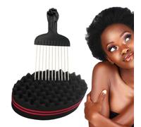 Esponja Twist - Cepillo para el cabello de estilo burgués, herramienta de peinado para definir el rizo de rastas, cuidado de peluquería voluminoso con cuidado , accesorio de peluquería portátil
