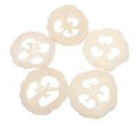 Esponja Vegetal para Baño de Lufa Natural 5 Piezas Beige