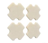 Esponjas de algodón para PoolMr para limpiador robótico inalámbrico de piscina, almohadillas de filtro de ajuste preciso para una mejor captura de desechos, mantenimiento duradero (4 piezas)