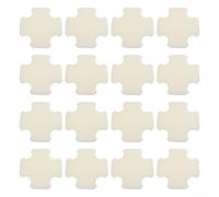 Esponjas de algodón para PoolMr para limpiador robótico inalámbrico de piscina, almohadillas de filtro de ajuste preciso para una mejor captura de desechos, mantenimiento duradero (16 piezas)
