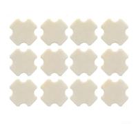 Esponjas de algodón para PoolMr para limpiador robótico inalámbrico de piscina, almohadillas de filtro de ajuste preciso para una mejor captura de desechos, mantenimiento duradero (12 piezas)