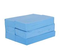 Esponjas de baño, 6 piezas Esponjas de ducha coloridas de tamaño pequeño Esponja de ducha de baño para el hogar Exfoliante de limpieza Esponja de limpieza Set(Azul)