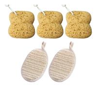 Esponjas De Baño De 3 Piezas Y Esponjas De Baño De 2 Piezas, Esponjas De Baño, Esponjas De Baño, Herramientas De Limpieza Corporal, Accesorios De Baño