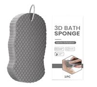Esponjas de baño, esponja de 2.76 pulgadas para un uso de limpieza, limpiador de baño con textura, accesorio de cuidado personal para mujeres y hombres, hogar, apartamento, dormitorio