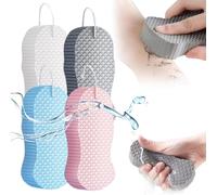 Esponjas De BañO Exfoliantes Mágicas, Esponja De Baño Exfoliante Mágica, Removedor De Piel Muerta Para El Cuerpo, Amigable Con La Piel Y Reutilizable, Esponja De Ducha (4 pcs)