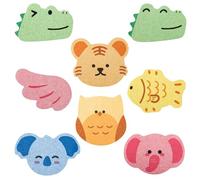 Esponjas De Baño Para Bebé, Paños De Esponja De Animales, Esponjas De Baño De Dibujos Animados Bonitos, Accesorios De Baño, Esponjas De Limpieza, 8 Uds.