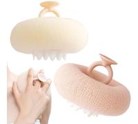 Esponjas De Baño Para Ducha Tipo Girasol - Esponja De Luffa 2 En 1 | 2 Unidades Con Deporte Viaje Playa Gimnasio Hombres Mujeres Niñas