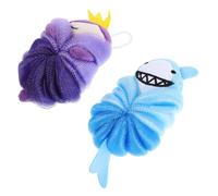 Esponjas de Baño para Niños 2 Piezas Pe Diseño de Tiburón