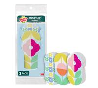 Esponjas de cocina emergentes Scotch-Brite Blooms. Esponja comprimida nica para limpiar con suavidad. Esponja para platos con estampado de flore