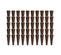 Esponjas de cultivo - 50 unidades de bloques de arranque hidropónicos cónicos 5,5 x 2 cm plantas germinación enraizamiento | bloques de jardín para clonación de semillas, interior y exterior jardín