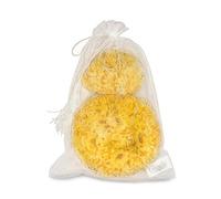 Esponjas de lana de mar natural de alta calidad, 2 esponjas reales suaves de 6 a 7 pulgadas (grande) y de 3 a 4 pulgadas (mediano); regalo de lujo perfecto para baño, ducha y limpieza facial cosmética
