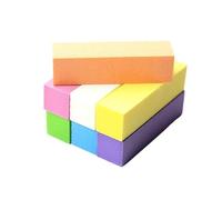 Esponjas de Lijado, Arena. Herramienta Esponja Bloque Lima Manicura Doble Cara Multicolor 10/20 uds(Mix Color,10 Pcs)
