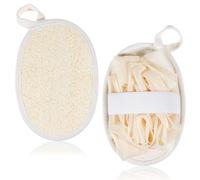Esponjas de Luffa Naturales, 2 Pcs Esponjas de Lufa OrgáNicas, Depurador Corporal Exfoliante de Esponja Natural de Lufa, Esponja Exfoliante Esponja Ducha para Lavado de Ducha