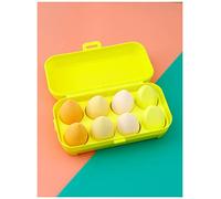 Esponjas De Maquillaje 8 unids nueva belleza conjunto de huevos calabaza caída de agua mojado maquillaje maquillaje conjunto colorido cojín cosmestic esponja herramienta huevo herramienta mojado y sec