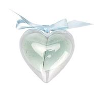 Esponjas de maquillaje en forma de corazón Paquete de 2 Material de esponja duradero Elasticidad suave Seco Húmedo Doble uso Esponja de belleza fácil de limpiar para aplicación de