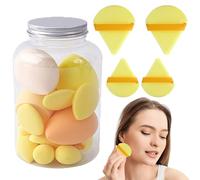 esponjas de maquillaje, juego de esponjas de maquillaje | 14 esponjas de mezcla suaves | Esponja de belleza de larga duración para polvos, uso húmedo y seco para mujeres, novias, madres y esposas