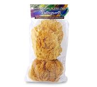 Esponjas de mar natural para artistas, sin blanquear 12,7 cm a 14 cm, paquete de 2 piezas: ideal para pintura, decoración, textura, esponjas, efectos de marmol, acabados de imitación, manualidades