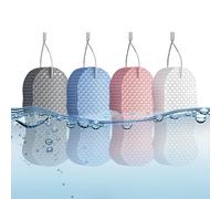 Esponjas Exfoliantes - Esponja De Ducha De Bañera | 4 Piezas Limpieza De Limpieza | Esponja De Frotamiento Corporal | Soportes De Baño Limpiadores Diarios Para Adultos Mujeres Hombres H