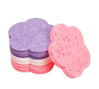 Esponjas Faciales 30 Almohadillas Naturales Comprimidas En Forma De Flor
