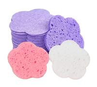 Esponjas Faciales 30 Discos Comprimidos Naturales en Forma de Flor