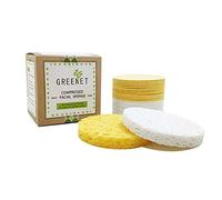 Esponjas faciales comprimidas para belleza natural, exfoliación y limpieza facial profunda | Esponjas blancas y beige incluidas, 2 formas diferentes para elegir | Esponjas faciales 100% celulosa