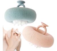 Esponjas Para Baño Y Ducha Esponja De Ducha Bola Girasol Cepillo Con | Exfoliante Corporal Para Hombres Mujeres Niñas Hogar Gimnasio Playa Hotel Spa Tiempo De Baño Post-Entrenamiento Viajes