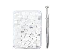 Esponjas para Diseño de Uñas 100 Piezas Suministros de Belleza con Lápiz de