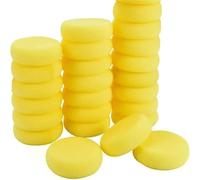 Esponjas para pintar, Esponjas de pintura for acuarela, cerámica, facial, amarillo, paquete 30 piezas
