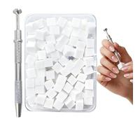 Esponjas Para Uñas 100 Piezas Herramientas de Belleza y Cuadradas con