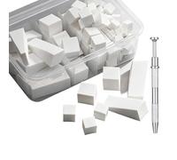 Esponjas Para Uñas Manicura - Suministros Para Salones Manicura | Pack 100 Esponjas Para Uñas,Principiantes, Mujeres, Chicas, Hogar, Salón, Práctica, y Vacaciones