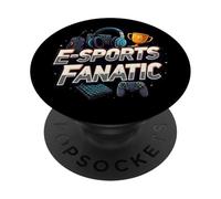 Esports Fanatic Gaming Gear Gamer Apparel PopSockets PopGrip Adhesivo