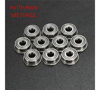 EsportsMJJ 10Pcs Mf104Zz 4X10X4mm Metal Blindado Brida Bolas Rodamientos