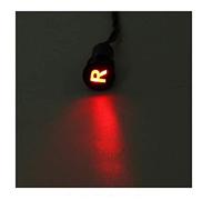 EsportsMJJ 12 8mm LED Panel Dash luz de advertencia lámpara indicadora con línea y símbolo para barco de coche - #22