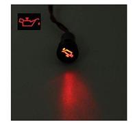 EsportsMJJ 12 8mm LED Panel Dash luz de advertencia lámpara indicadora con línea y símbolo para barco de coche - #13