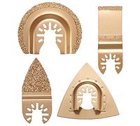 EsportsMJJ 4Pcs Carburo De Hojas De Lechada Conjunto De Hojas De Sierra Multiherramienta Oscilante para Dewalt Stanley Black Decker Bosc