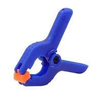 EsportsMJJ 5 piezas coloridas herramientas de carpintería abrazadera clips de carpintería abrazadera de plástico herramienta para carpintería e inmovilización abrazadera de resorte - azul