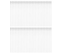EsportsMJJ 50Pcs 10 ' ' Desechables De Inseminación Artificial Tubo Para Perro Cabra Ovejas Raza Rod Test Tube