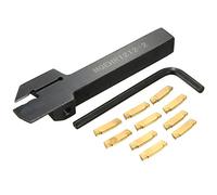 EsportsMJJ Mgehr 1212-2 12X12X100mm Ranurado Titular De La Herramienta con Inserciones De 10Pcs Mgmn200
