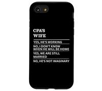 Esposa de CPA Divertida Esposa sarcástica de una Persona trabajadora Carcasa para iPhone SE (2020) / 7/8