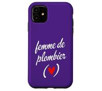 Esposa de Fontanero Regalo Novio Marido Novia Novia Carcasa para iPhone 11