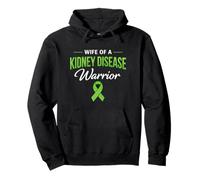 Esposa de un Guerrero de Enfermedad renal Sudadera con Capucha