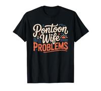 Esposa del Ponton Vida En El Lago Camiseta