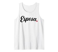 Esposa, Esposa, Español, Latina, Boda, Esposa de Luna de Miel Camiseta sin Mangas