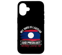 Esposa Laosiana Embarazada Humor Diseño Carcasa para iPhone 16