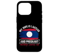Esposa Laosiana Embarazada Humor Diseño Carcasa para iPhone 16 Pro
