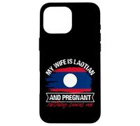 Esposa Laosiana Embarazada Humor Diseño Carcasa para iPhone 16 Pro Max