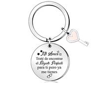 Esposa Llaveros Mujeres Novia Día San Valentín Alma Gemela Regalo Cumpleaños Encanto Etiqueta Llave Cariño Recuerdo romántico marido novio mi amor Compromiso Acción Gracias Navidad Aniversario Bodas