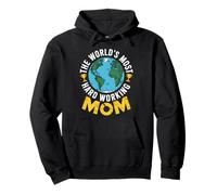 Esposa Mamá Mamá Madre Trabajando Duro Sudadera con Capucha